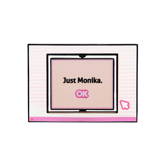 Doki Doki Literature Club - Just/Delete Monika Flip Pin